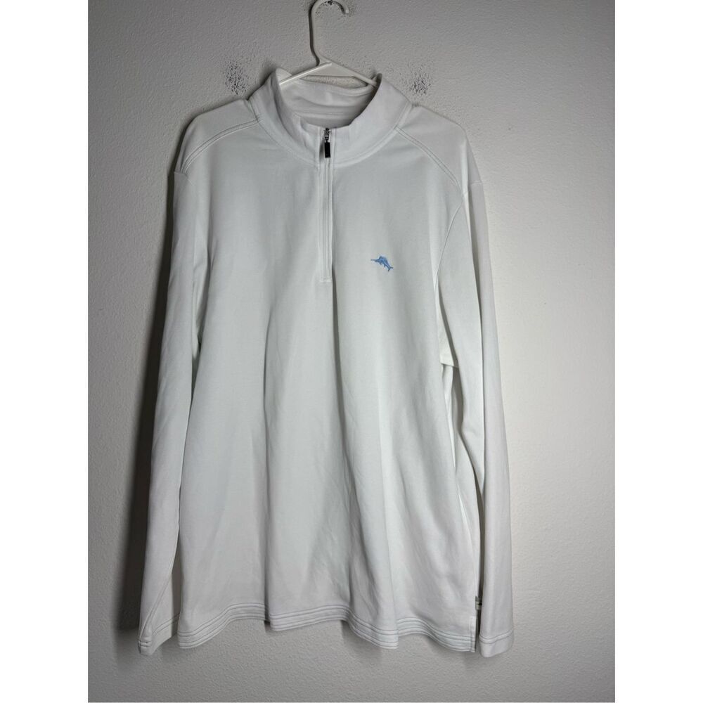 Tommy Bahama Islandzone Supima Men’s Half Zip Long Sleeve Sweatshirt Size XL
